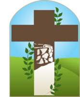 logo croix vecteur