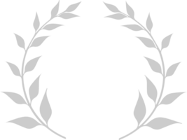 décoration de couronne d'olivier vecteur