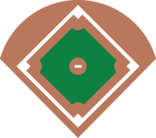 diamant de baseball vecteur