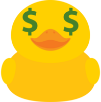 emoji de canard vecteur