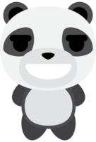 emoji panda rire vecteur