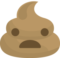 emoji caca triste vecteur