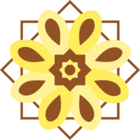fleur de batik vecteur