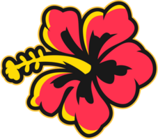 fleur d'Hawaï vecteur