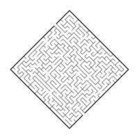 labyrinthe abstrait. jeu éducatif pour les enfants. casse-tête pour les enfants. énigme du labyrinthe. trouver le bon chemin. illustration vectorielle. vecteur