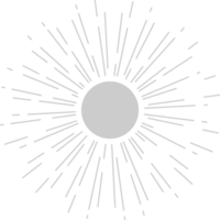 forme géométrique sunburst vecteur