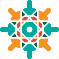 géométrique abstrait arabesque logo vecteur