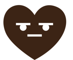 coeur emoji aucune expression vecteur