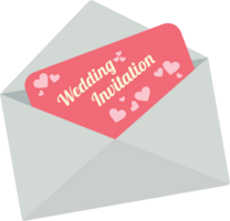 invitation de mariage coeur vecteur