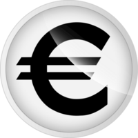 symbole monétaire de l'euro vecteur