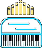 instrument de musique piano vecteur