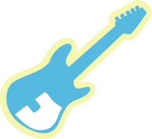 icône de la musique guitare vecteur