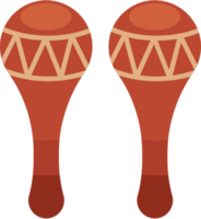 instrument de musique à percussion maracas vecteur