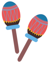 mariachi maracas vecteur