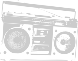 boombox vecteur