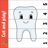 apprendre les nombres. feuille de travail de développement de l'éducation. jeu pour les enfants. page d'activité. casse-tête pour les enfants. énigme pour le préscolaire. illustration vectorielle simple et isolée dans un style dessin animé mignon. vecteur