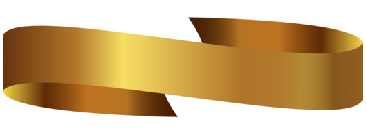 ruban d'or vecteur