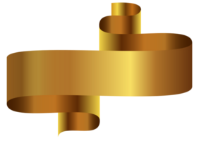 ruban d'or vecteur