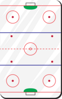 terrain de hockey vecteur