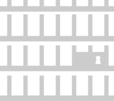 cellule de prison vecteur