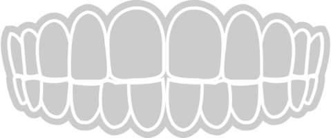 les dents vecteur