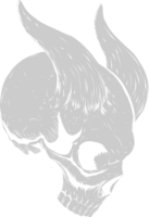 crâne de diable vecteur