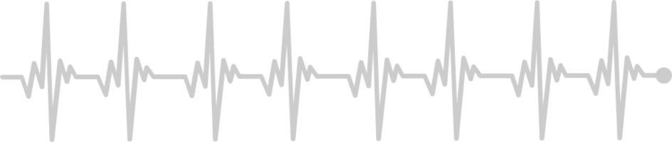 longue ligne du rythme cardiaque vecteur