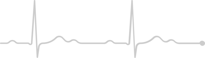 longue ligne du rythme cardiaque vecteur