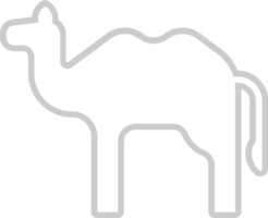Egypte icône chameau vecteur
