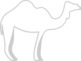 Egypte icône chameau vecteur