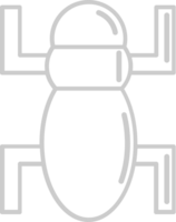 Egypte scarabée contour vecteur