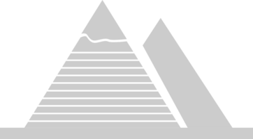 Pyramides égyptiennes vecteur