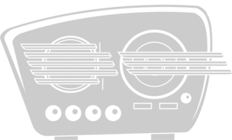 radio ancien vecteur