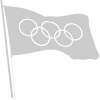drapeau olympique vecteur