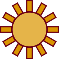 Soleil vecteur