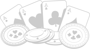 Vegas casino vecteur