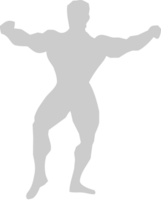 muscle Hommes silhouette vecteur