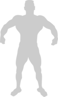muscle Hommes silhouette vecteur