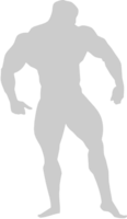 muscle Hommes silhouette vecteur