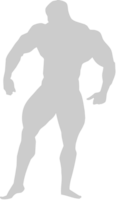 muscle Hommes silhouette vecteur