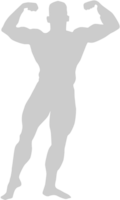 muscle Hommes silhouette vecteur