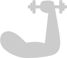 biceps musculaires vecteur