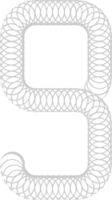 numéro 9 vecteur