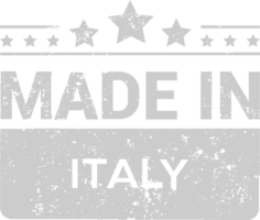 timbre fabriqué dans Italie vecteur