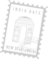 Publier timbre Inde vecteur