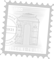 Publier timbre Inde vecteur