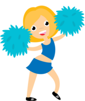 pom-pom girl vecteur