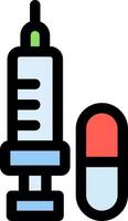conception d'icônes créatives de médicaments vecteur