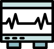 électrocardiogramme Créatif icône conception vecteur