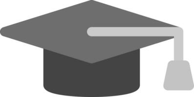 conception d'icône créative de chapeau de graduation vecteur